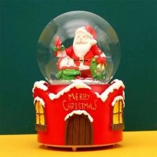 Музыкальный новогодний снежный шар "Santa Claus" / Санта Клаус